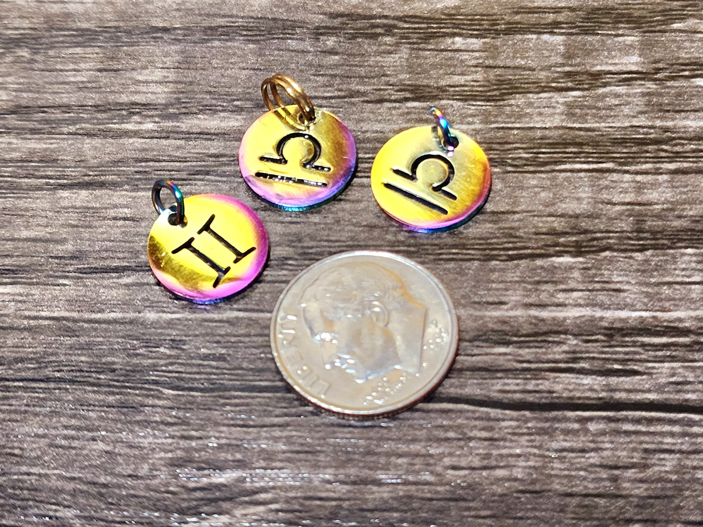 Rainbow Zodiac Charms